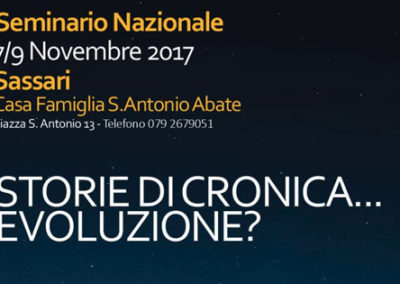 Seminario Nazionale – Storie di cronaca… Evoluzione?